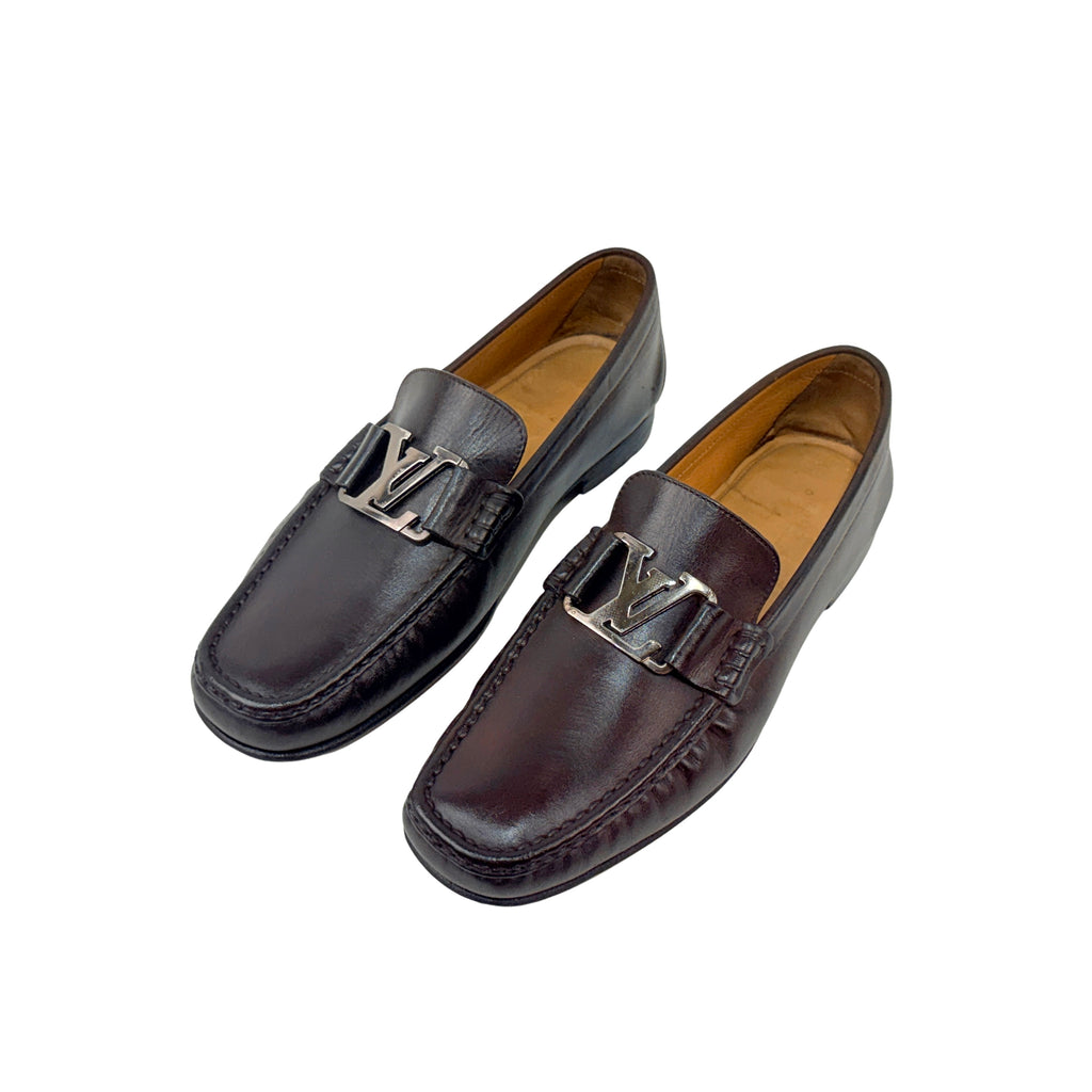 LOUIS VUITTON Burgundy Colour Major Loafers/ Moccasins (Size 41)