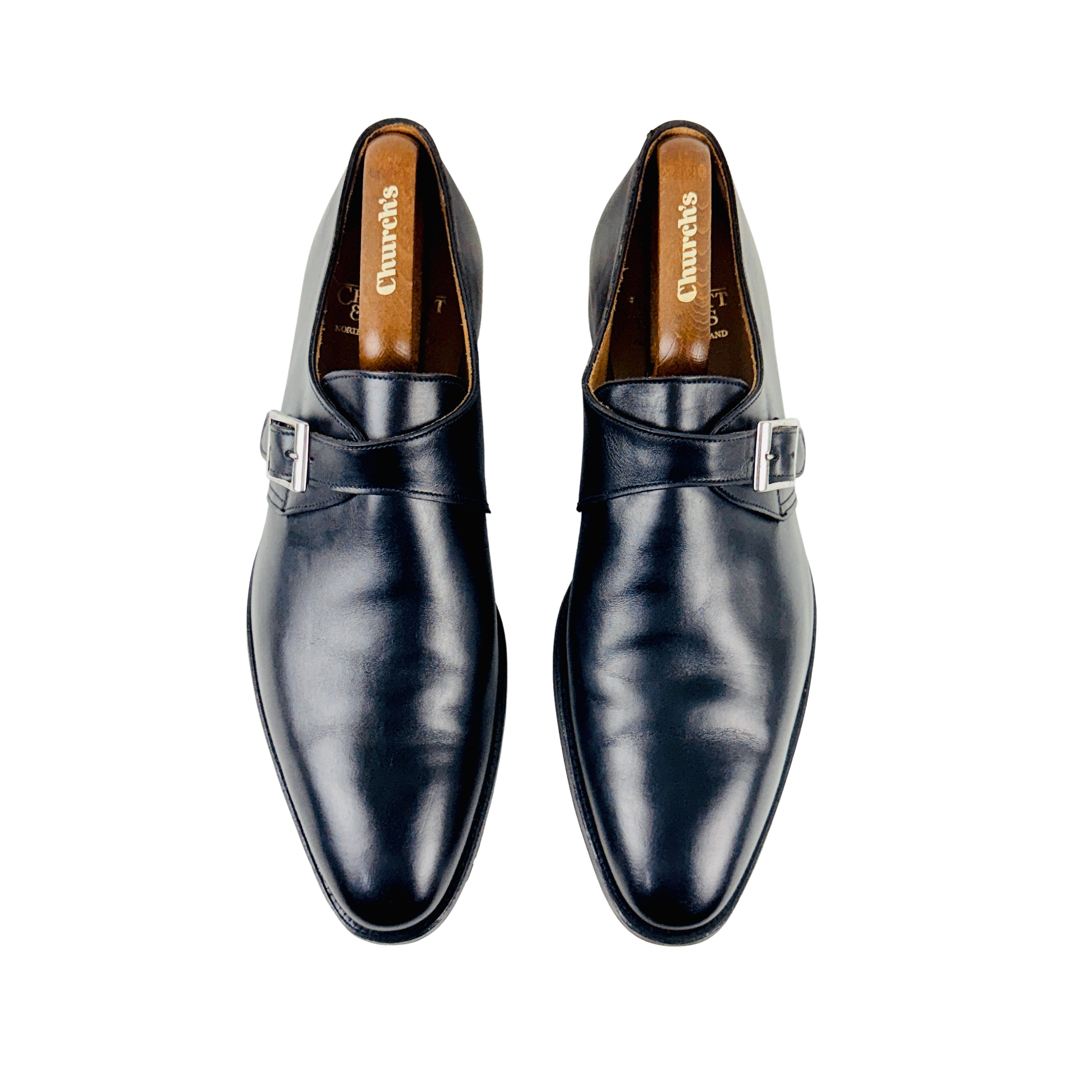 CROCKETT & JONES Monkton-Single Monk Strap/Dress/Slip-On (Size 43.5)