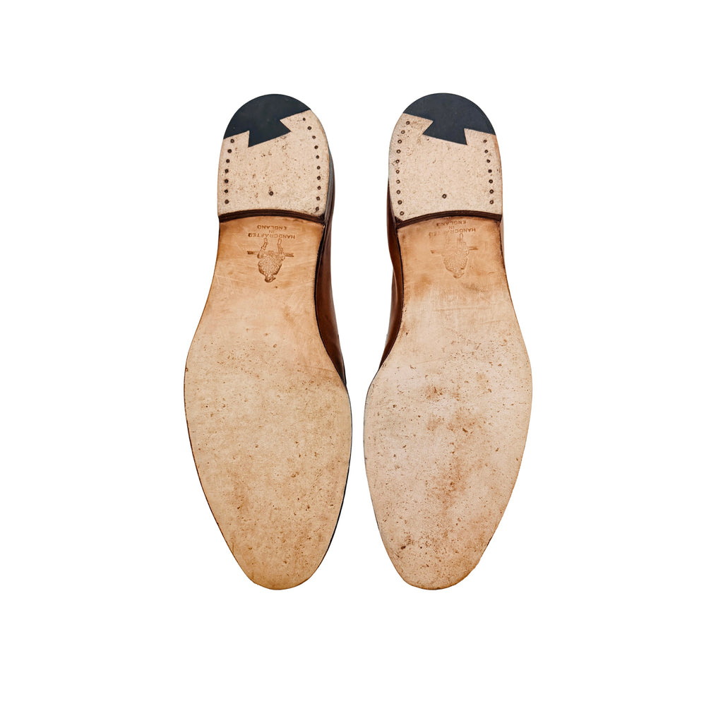 STUART’S CHOICE Was Paul Stuart’s Top-Teir Benchmade Line Product Calfskin Penny Loafers/Moccasins (Size 45)