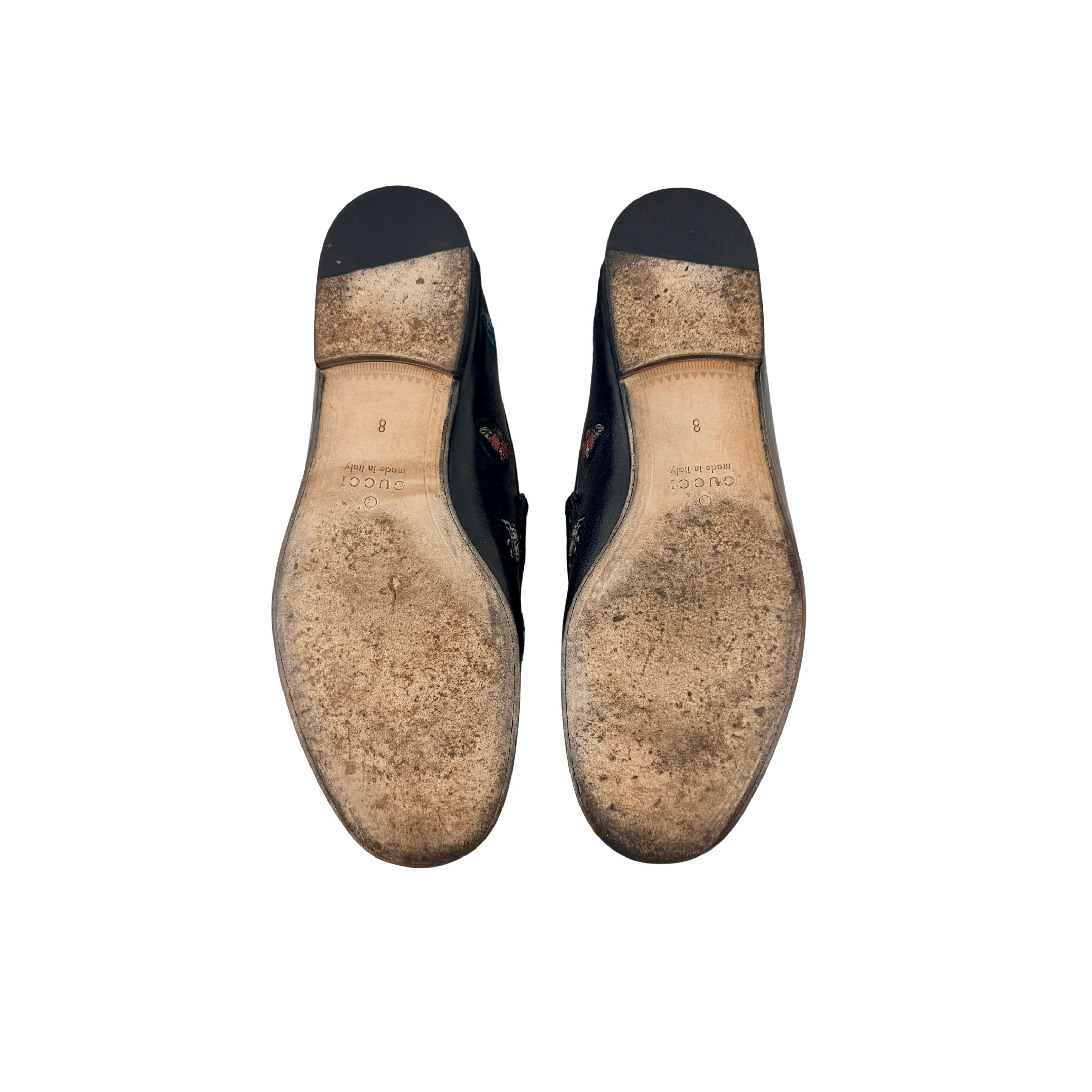 GUCCI Jordan 1953 Embroidered Insect Horsebit Loafers/Moccasins (Size 42)