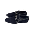 LOUIS VUITTON Petit Damier Ebene Suede Monte Carlo Loafers/Moccasins (Size 43)