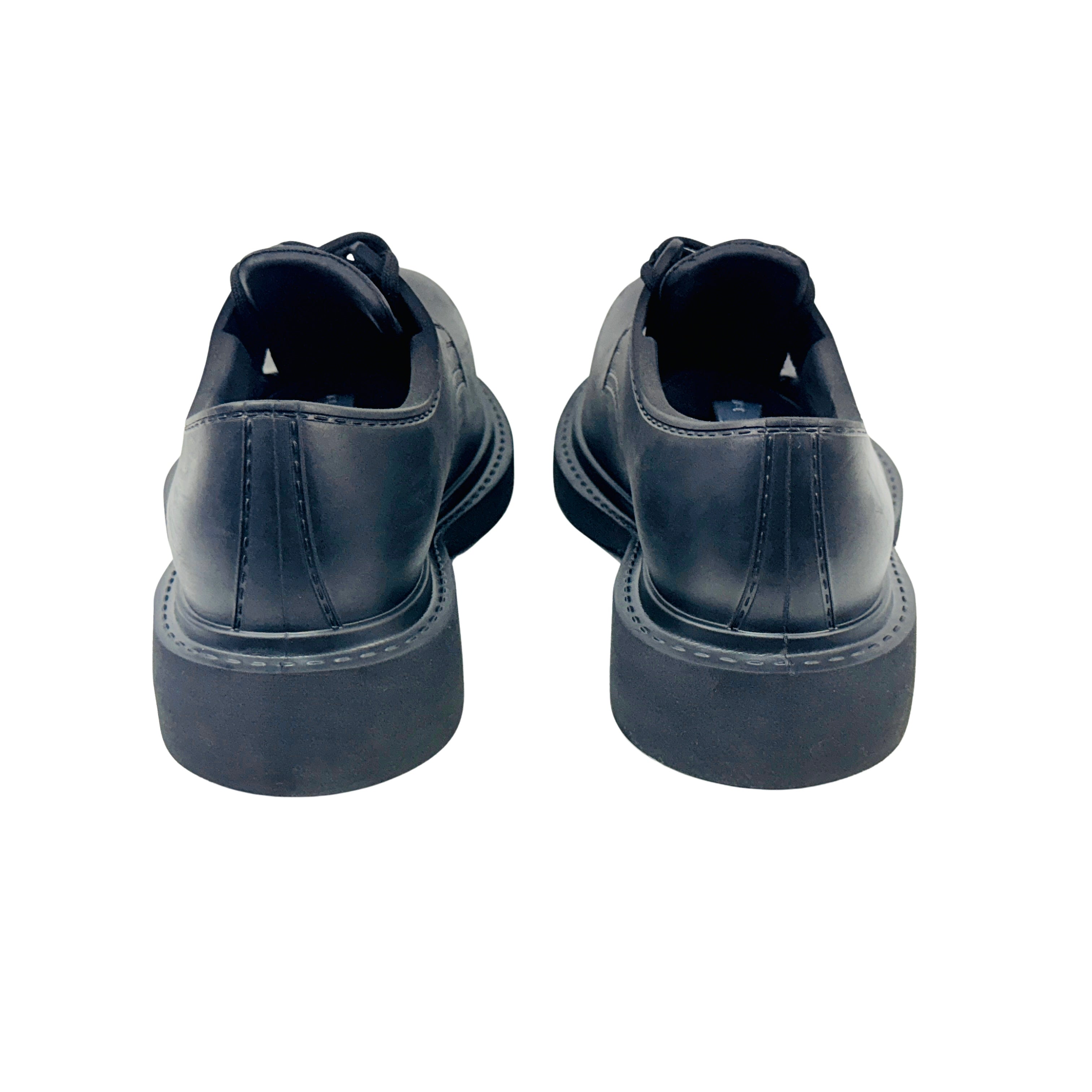 BALENCIAGA Steroid Derby/Boots in Black (molded EVA rubber) (Size 44)