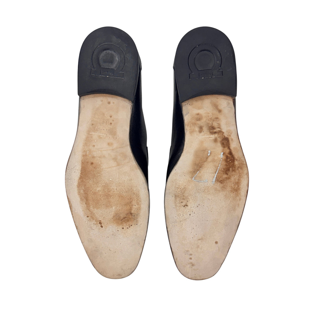 SALVATORE FERRAGAMO Gancini Bit Loafers/Moccasins (Size 45)