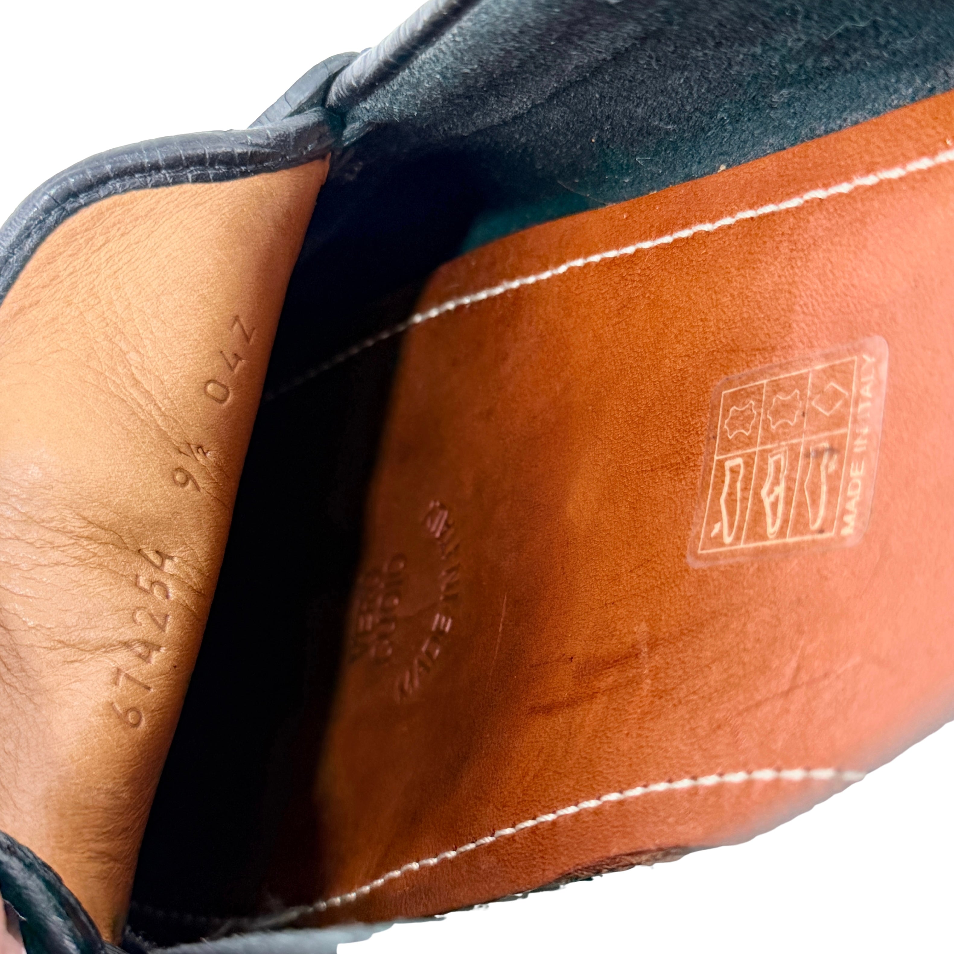 GUCCI Horsebit Grained Leather Loafers/Moccasins (Size 43.5)