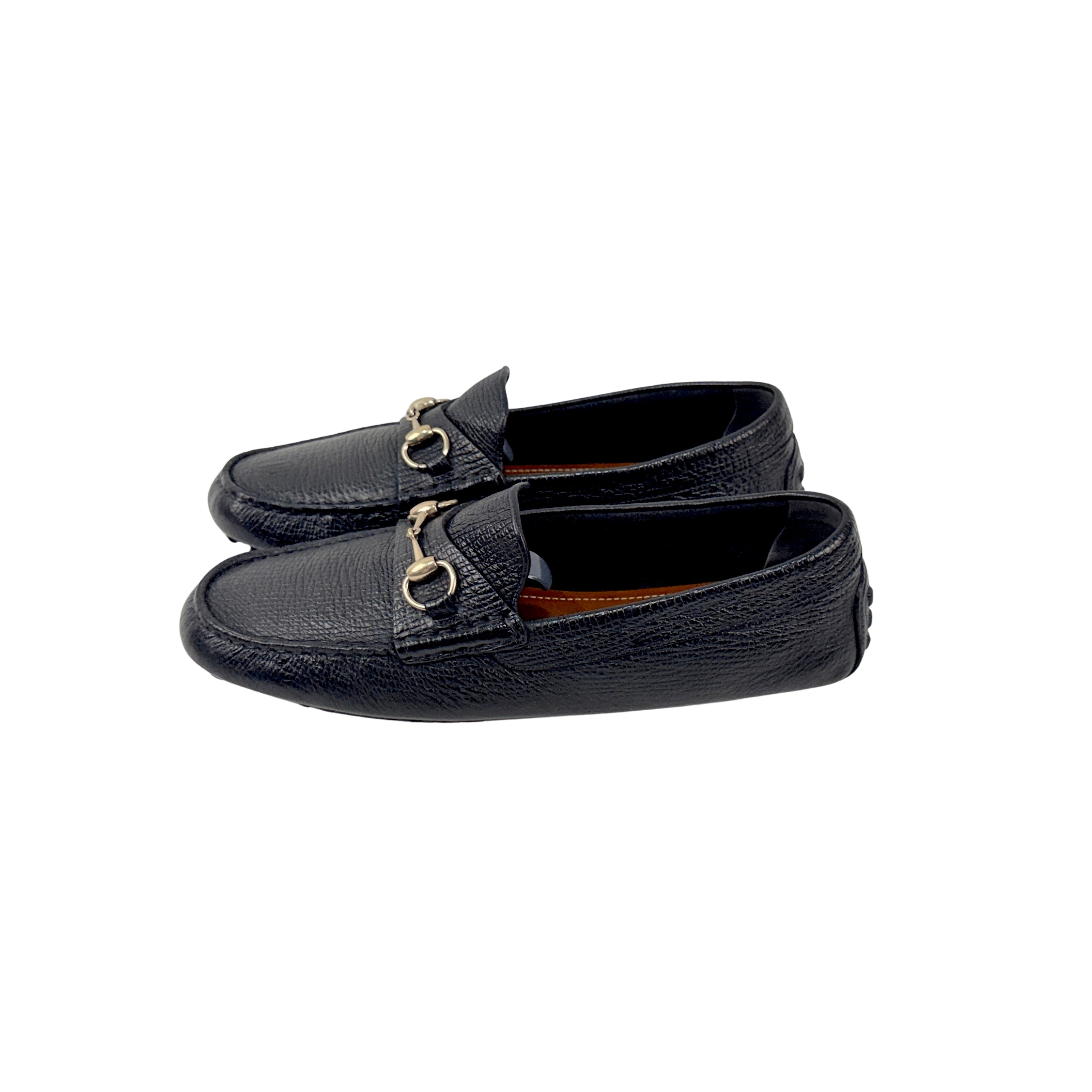 GUCCI Horsebit Grained Leather Loafers/Moccasins (Size 43.5)