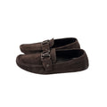 LOUIS VUITTON Brown Monte Carlo Suede Leather Loafers/Moccasins (Size 42)