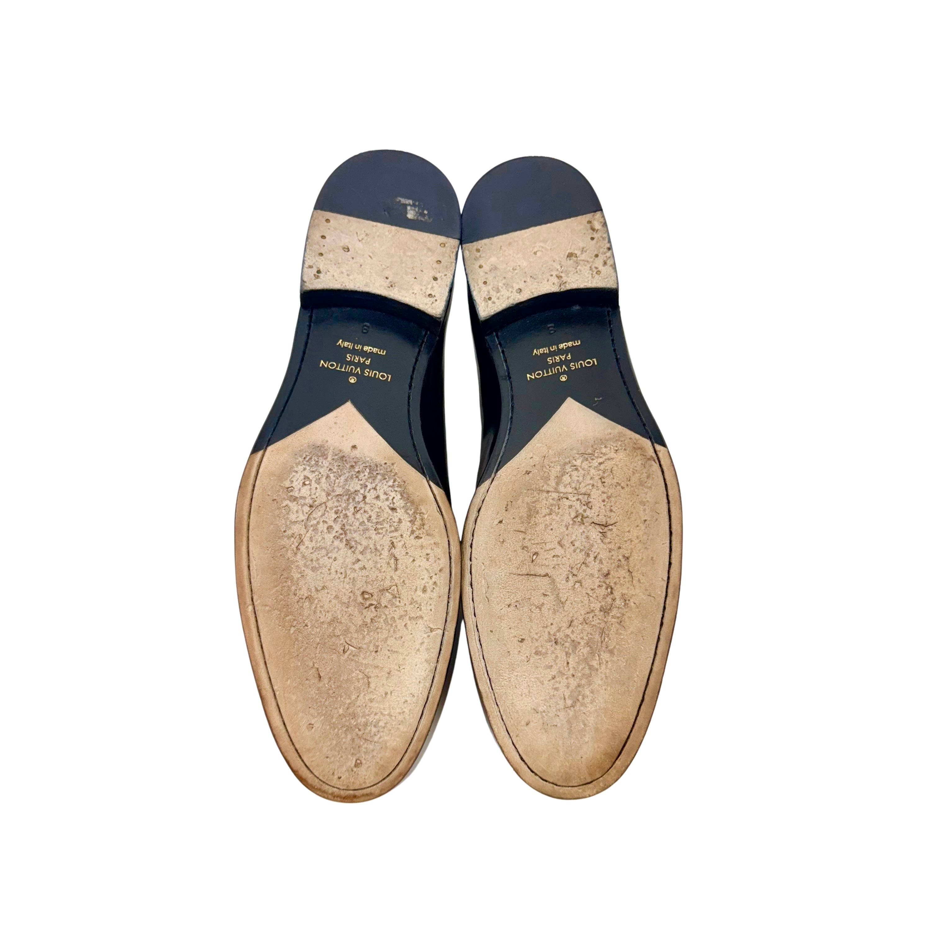 LOUIS VUITTON Club Damier Major/Loafers/Moccasins (Size 42.5)