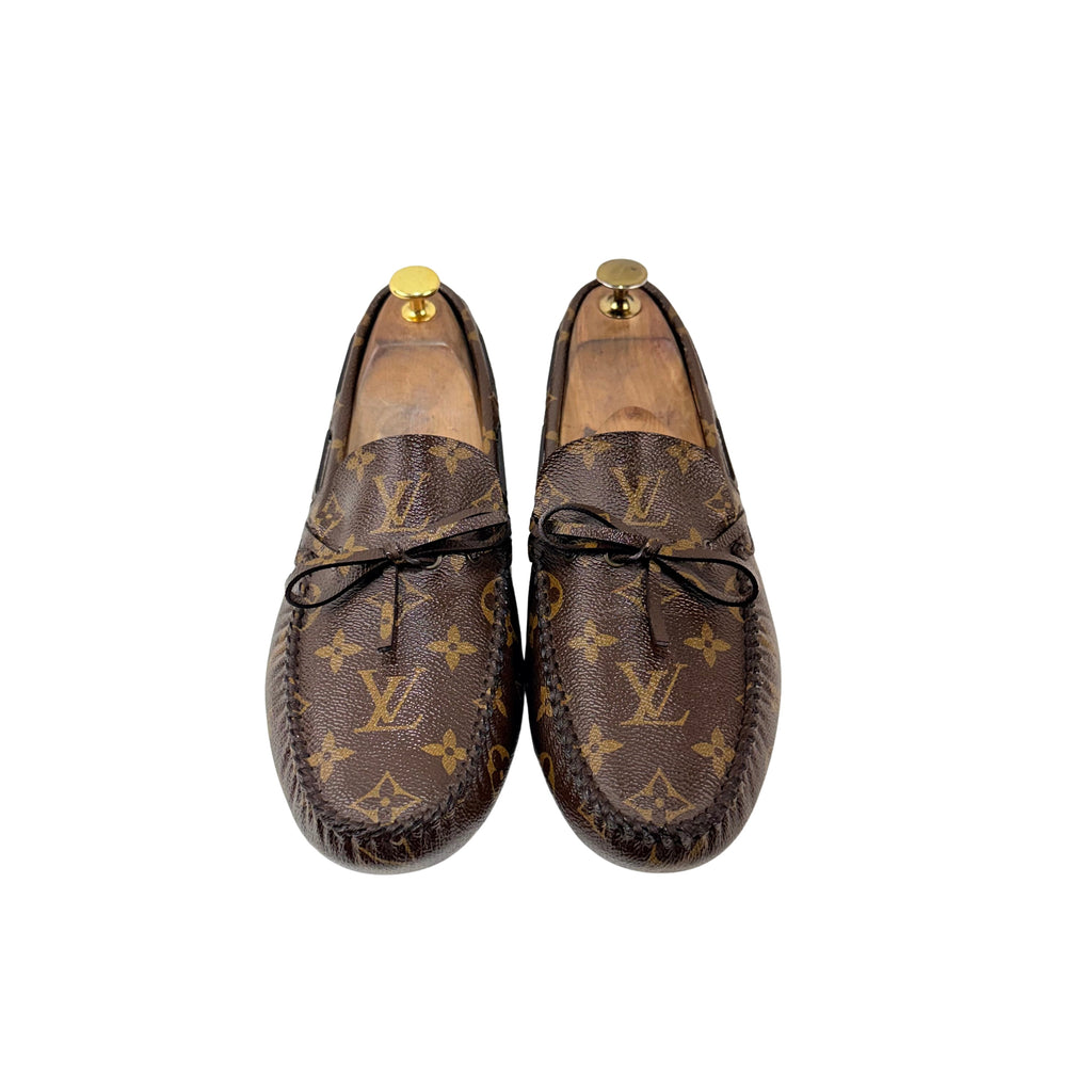 LOUIS VUITTON Arizona Monogram Loafers/Moccasins (Size 42)