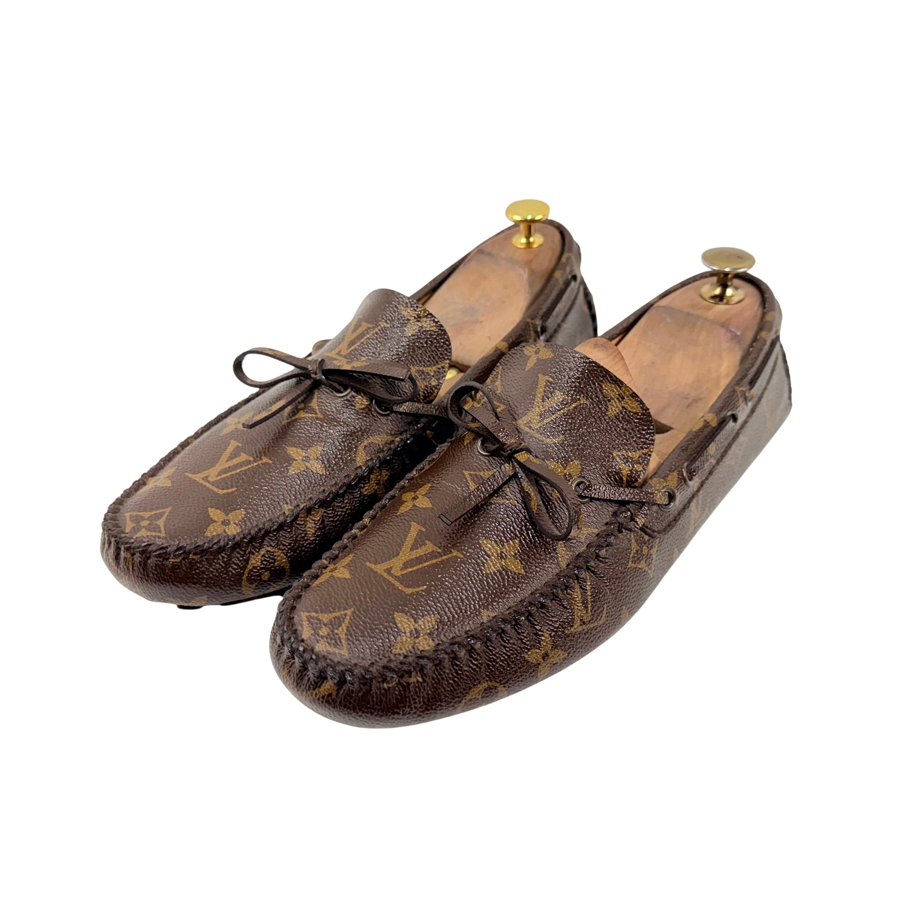 LOUIS VUITTON Arizona Monogram Loafers/Moccasins (Size 42)