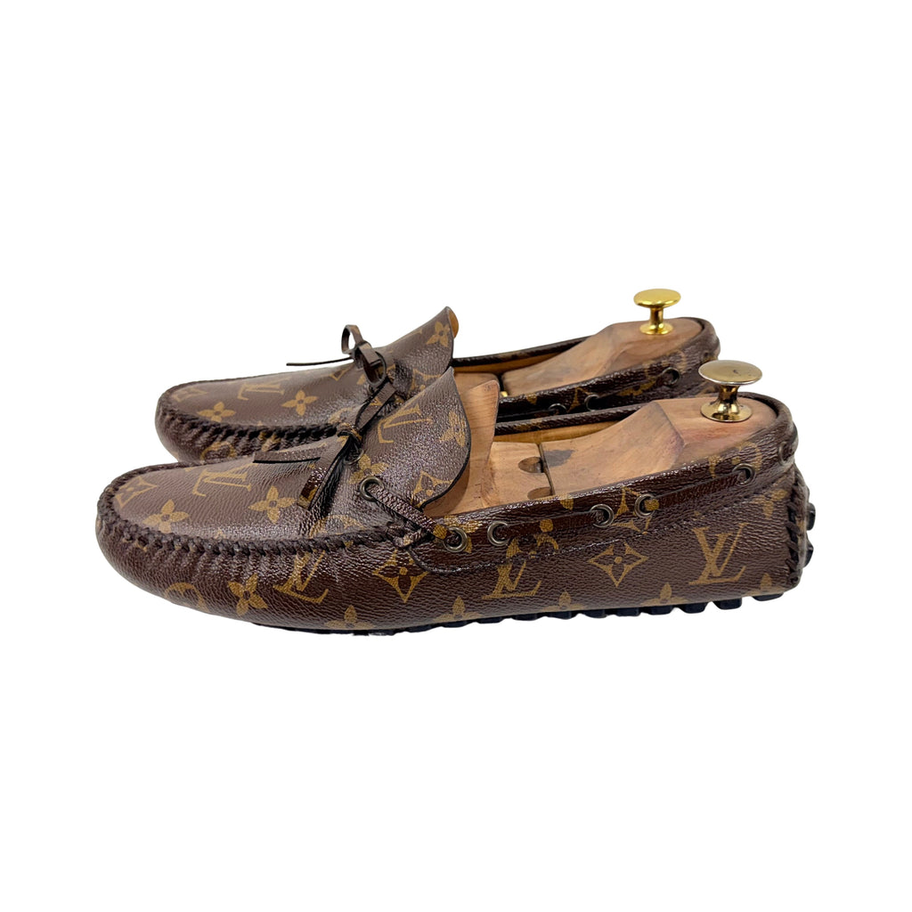 LOUIS VUITTON Arizona Monogram Loafers/Moccasins (Size 42)