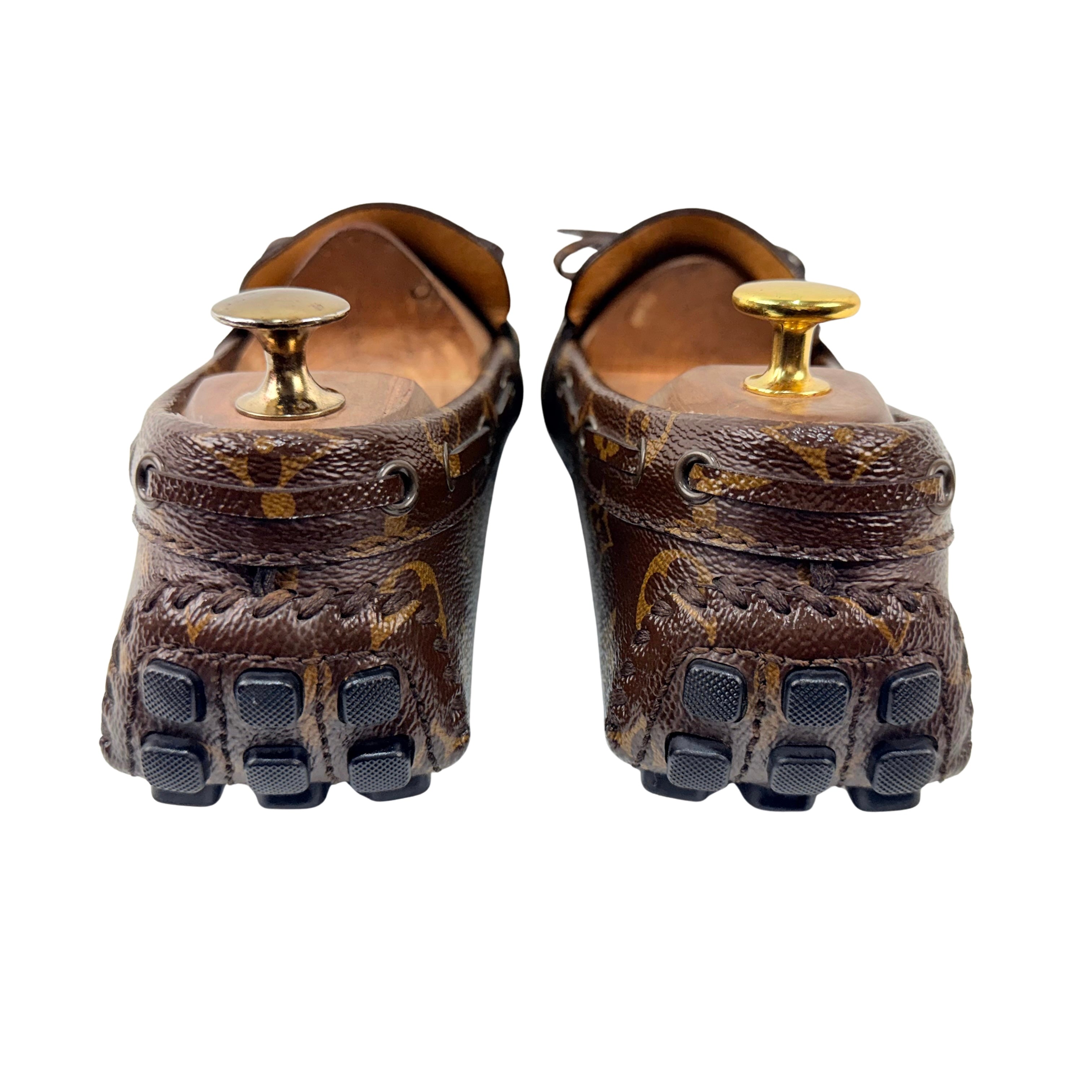 LOUIS VUITTON Arizona Monogram Loafers/Moccasins (Size 42)
