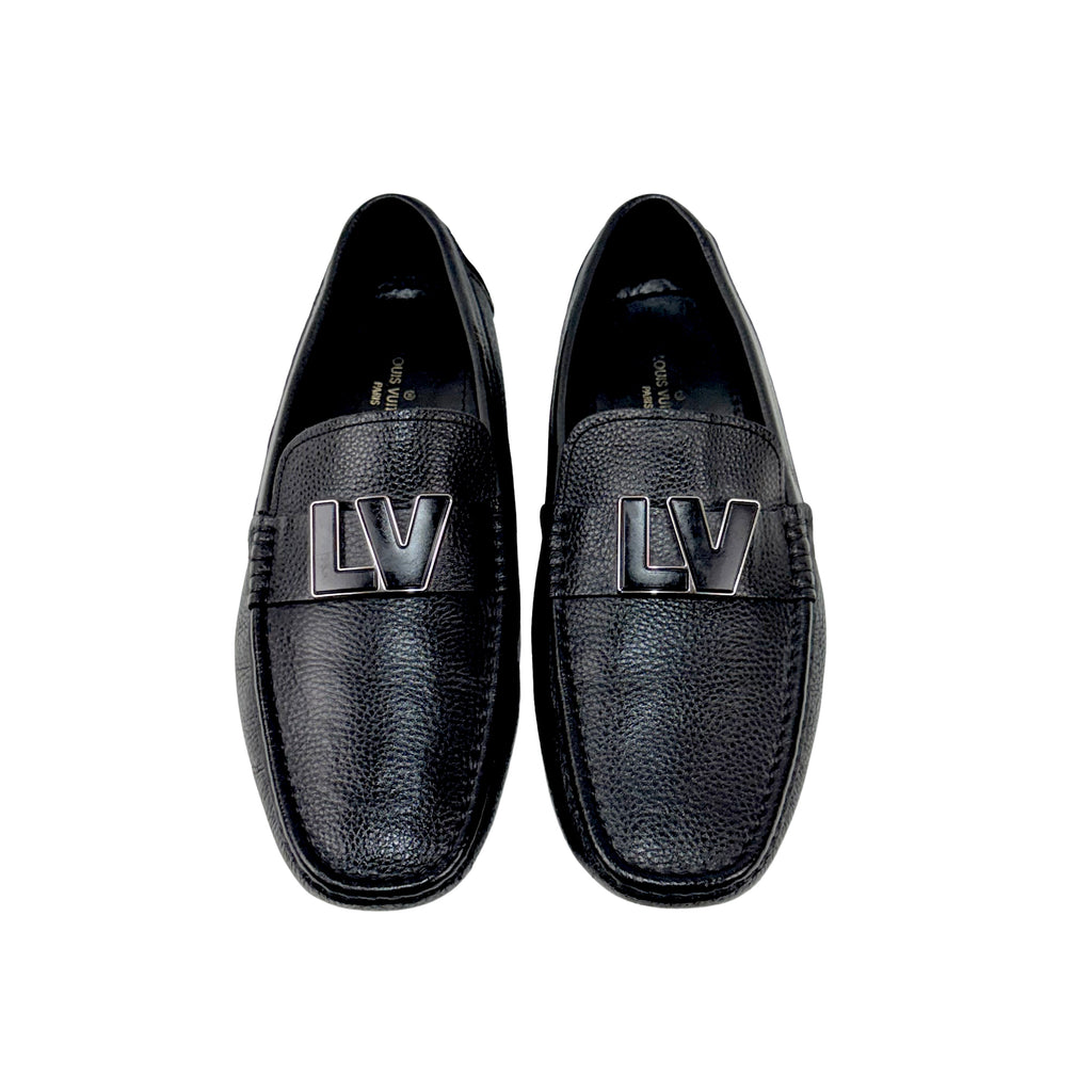 LOUIS VUITTION Monte Carlo LV Black Men Loafers/Moccasins (Size 43)