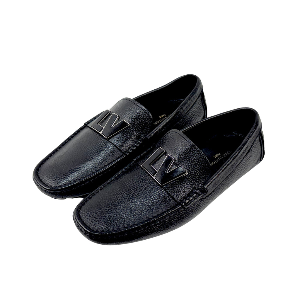 LOUIS VUITTION Monte Carlo LV Black Men Loafers/Moccasins (Size 43)