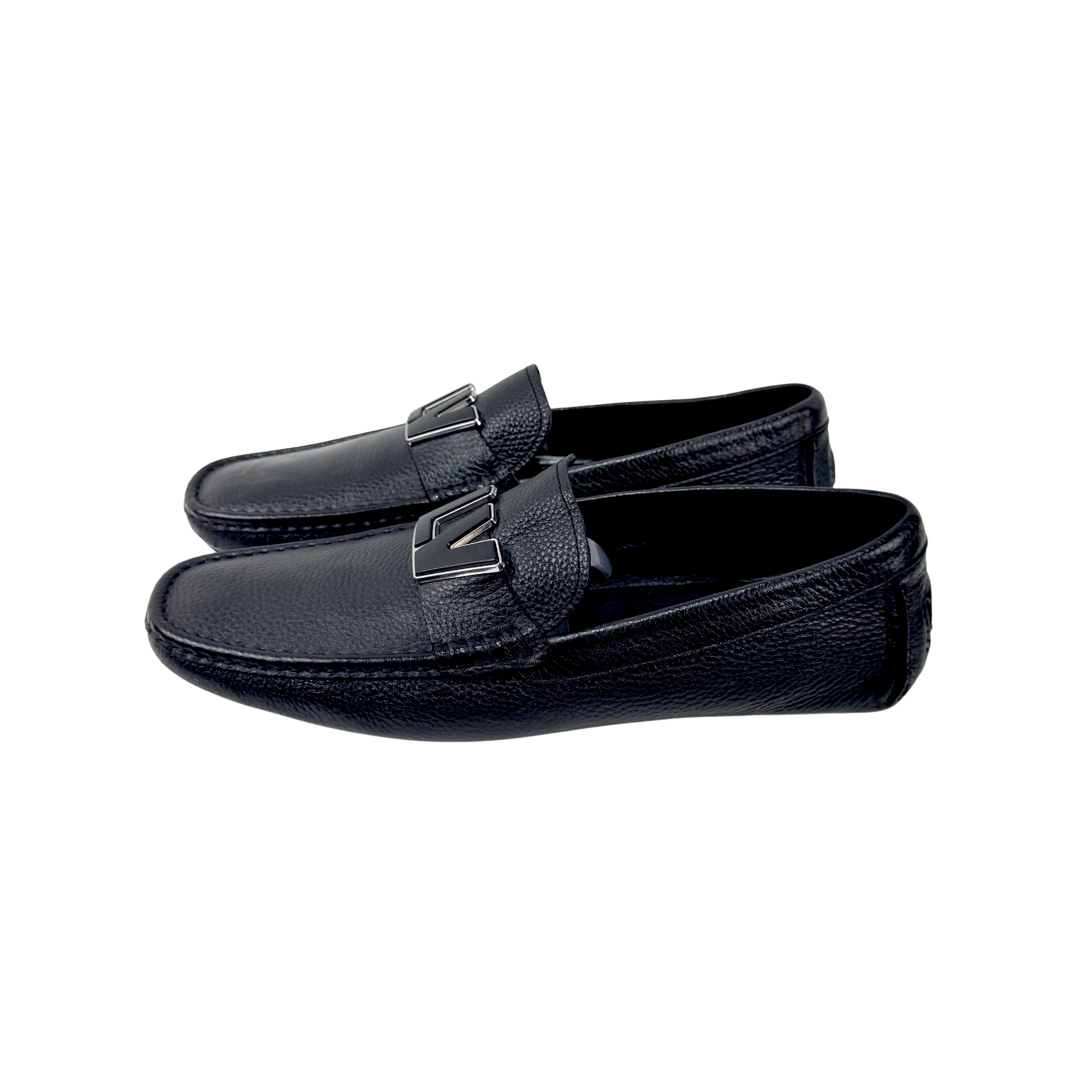 LOUIS VUITTION Monte Carlo LV Black Men Loafers/Moccasins (Size 43)