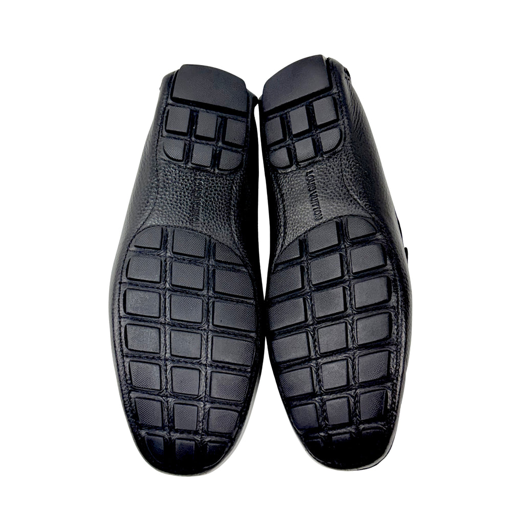 LOUIS VUITTION Monte Carlo LV Black Men Loafers/Moccasins (Size 43)