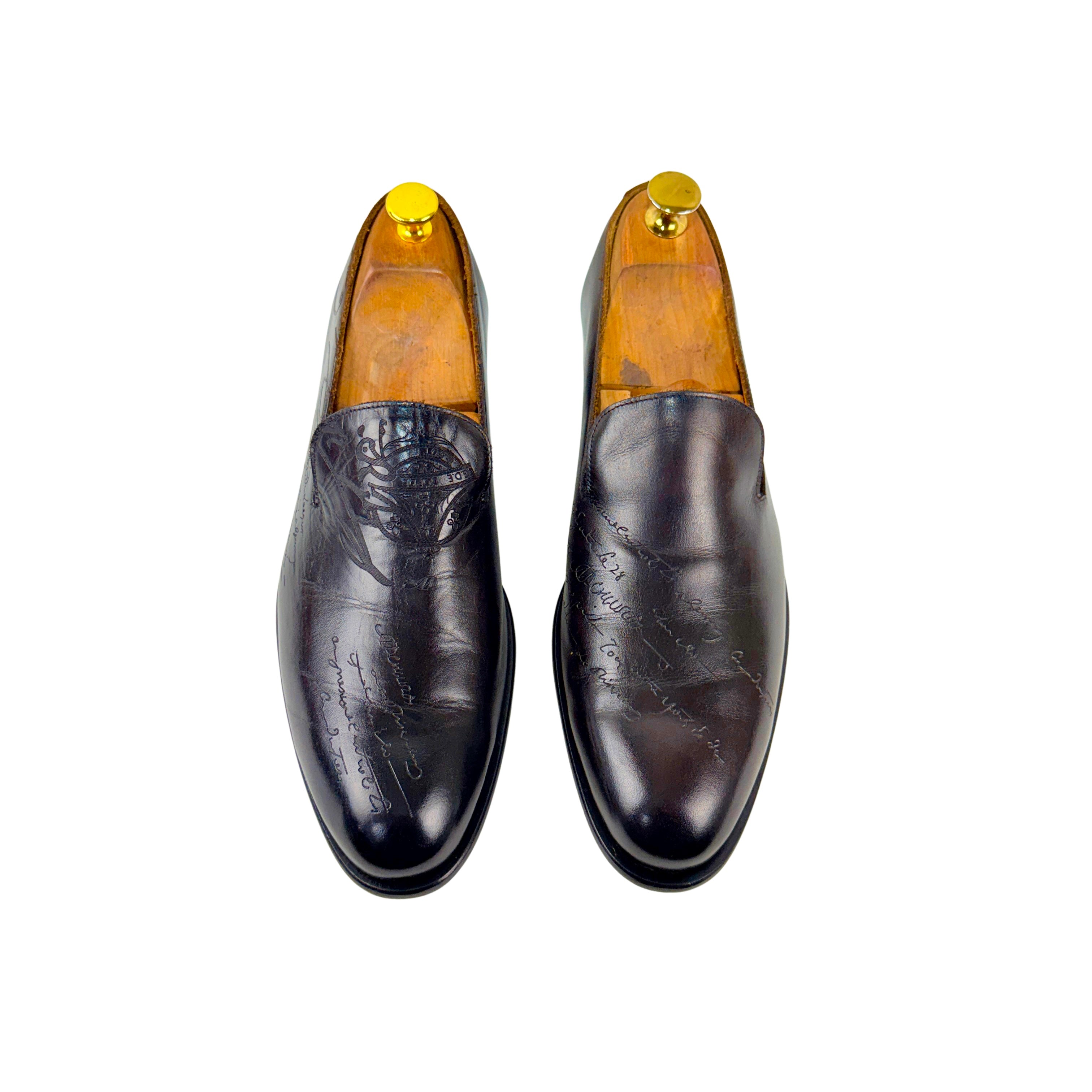 BERLUTI Galet Cursive Loafers/Moccasins (Size 42.5)