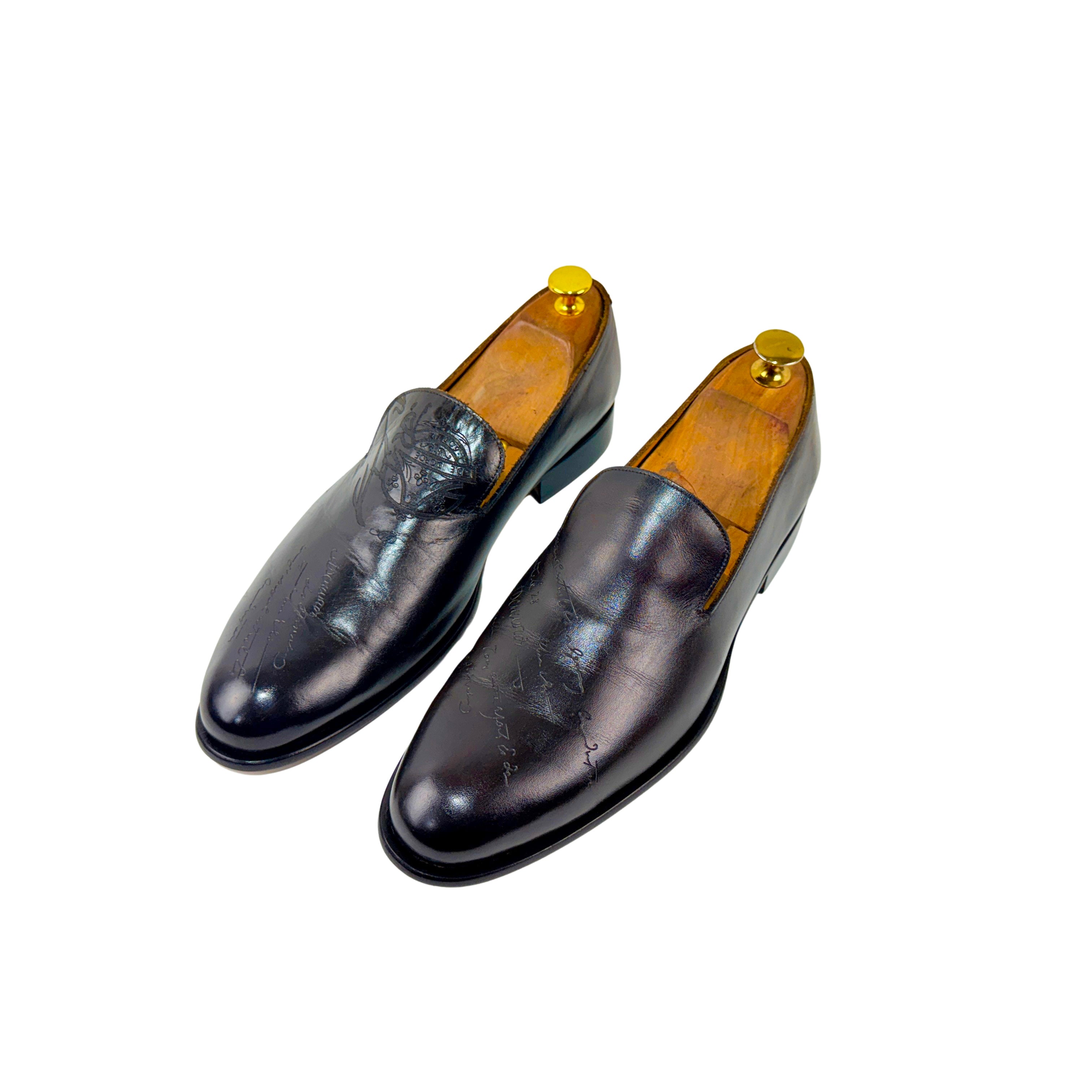 BERLUTI Galet Cursive Loafers/Moccasins (Size 42.5)